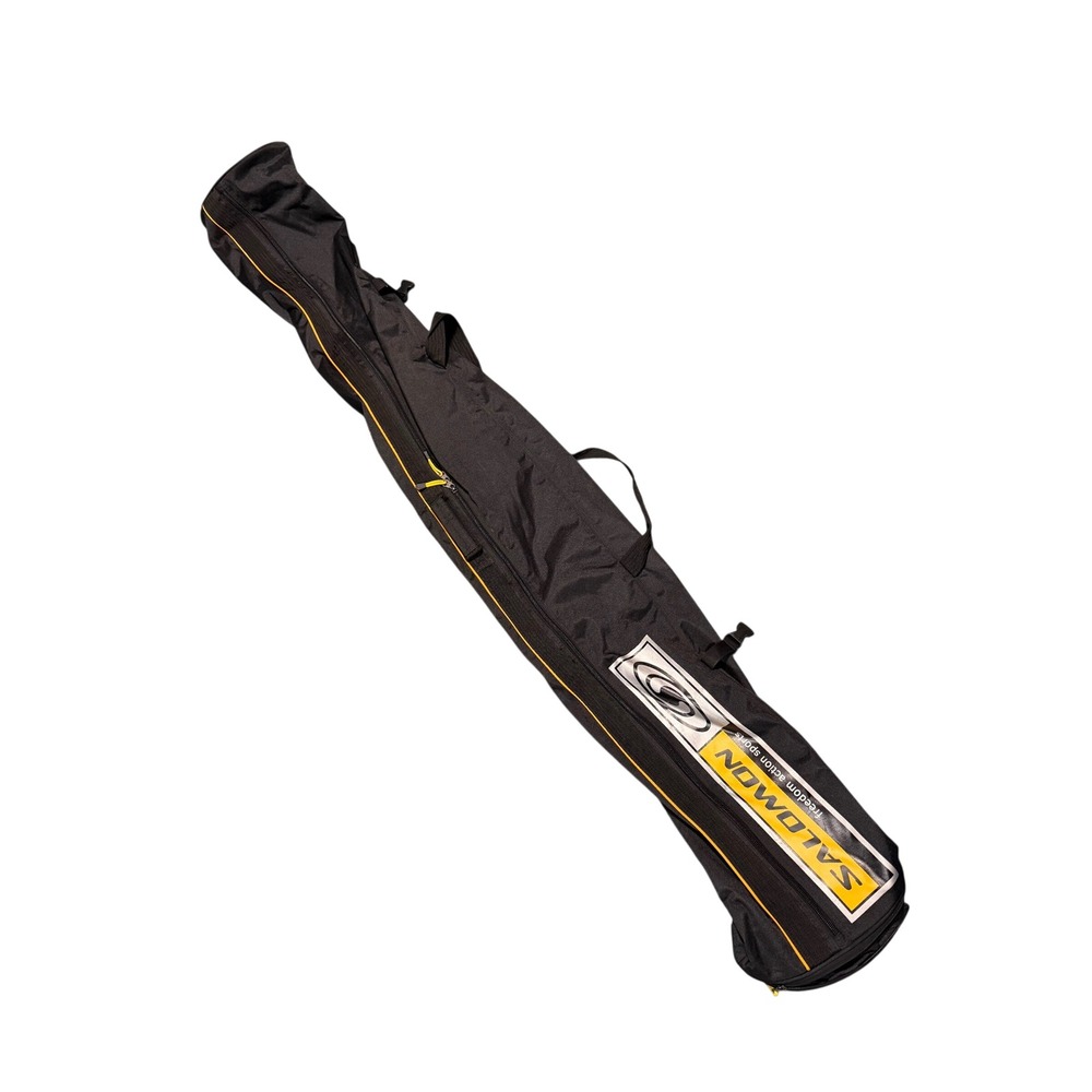 Salomon Freedom Action Sports Ski Bag Black Yellow Padded Travel Carrier Case